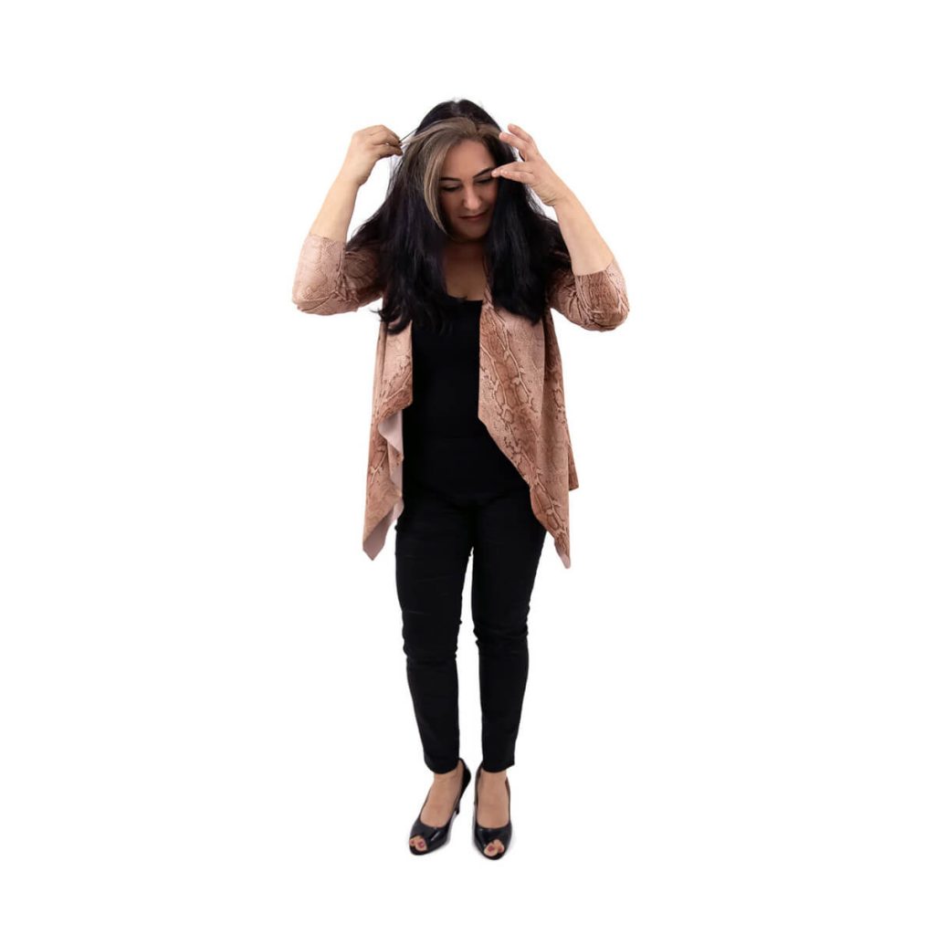 Snake patterned top – short