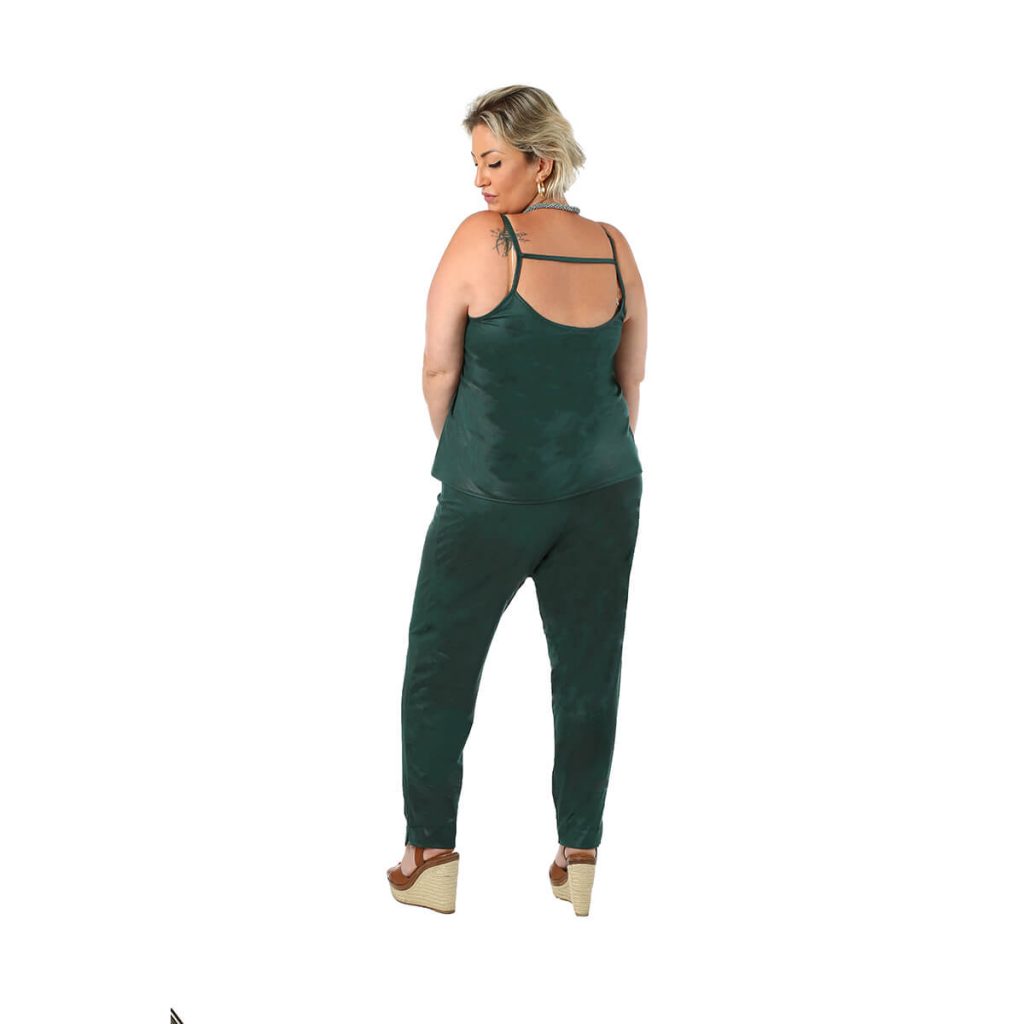 Short tank top – Leather like
