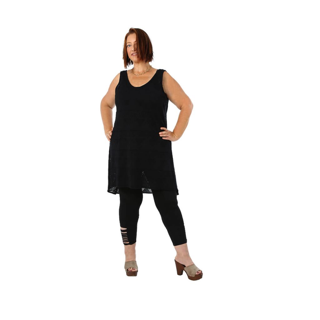 Beach knit tunic