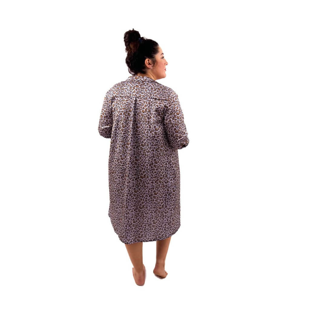 Collar dress – speckled